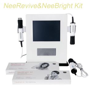 3 산소 페이셜 머신 액세서리 부품 Neebright Kit 및 Neerevive Kit Capsugen 캡슐 및 젤 포드 피부 회춘을위한 젤 포드