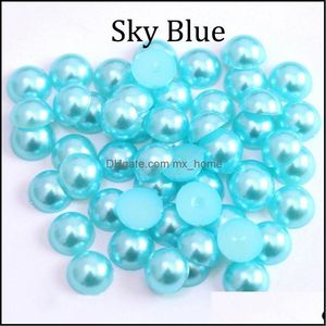 2 3 4 5 6 8 10 12 14 Mm Imitation Pearl Round Half Bead Bk Wholesale Beads For Jewelry Making H Bbyjxk Drop Delivery 2021 Arts Crafts Gif