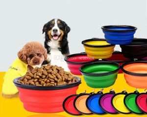 Silicone Bowl Foldable Mat Dog Cat Pet Feeding Water Food Dish Tray Wipe Clean Placemat