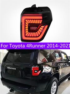 Автомобильные хвостовые лампы для Toyota 4runner Светодиодный хвостовой ламп 2014-2021 Бегущий задний туман