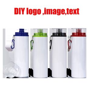 Customize water 750 ML four colour DIY image portable bottle tumbler personalize your own design kitchen outdoor 220706