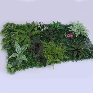 Decorative Flowers & Wreaths Fake Artificial Plant Grass Wall For Store Backdrop Decor Persian Leaves Begonia Carpet Window 10pcs/lotDecorat