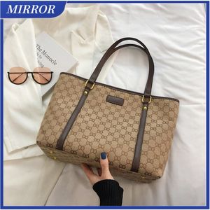 Mirror Luxury Bag Street große Frauen koreanische atmosphärische Handtasche große Kapazität Mode -Handtaschen One Schultertaschen Bereit