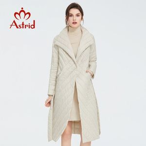 Astrid ankomst Spring Classic Style längd Kvinnor Päls Varm bomullsjacka Fashion Parka Högkvalitativ outwear ZM7091 201026