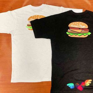 2022 Human Made Fast Food T-shirt Men Women High Quality Hamburger Graphic Tee Summer Tops Short SleeveT220721