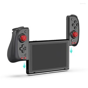 Kontrolery gier joysticks przewodowe lewy kontroler prawego uchwytu do Switch Console Gamepad Crystal Button Wymiana NS N-S Phil22