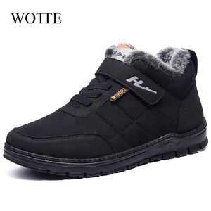 New Men Boots Fashion Winter Snow Boots Fur Warm Winter Ankle Shoes Men Footwear Male Sneakers For Men Tennis Masculino 201204