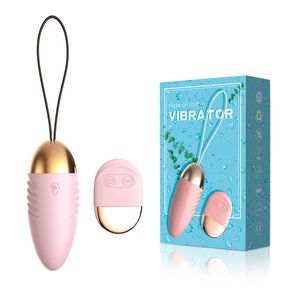 Kegel Exerciser 10 سم القفز اللاسلكي بيض الهزاز عن بُعد مدلك جسم مكافحة للنساء ألعاب عاشية منتجات مثير للبالغين