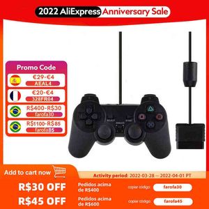 Przewodowy gamepad do kontrolera Sony PS2 do joysticka Mando PS2/PS2 do konsoli Playstation 2 Joypad wibracyjny przewodowy USB PC Controle H220421