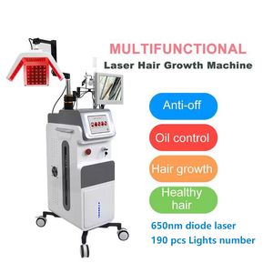 Diodi laser contro la perdita di capelli Macchina laser a luce LED 650nm per la crescita della ricrescita dei capelli PDT LED