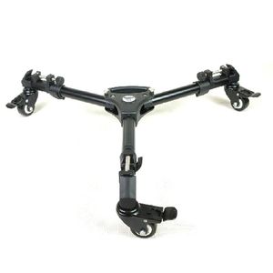 Tripods Free DHL 900 Universal Foldable Tripod Skate 3 Wheel Support Stand Aluminium Dolly For Video CameraTripods