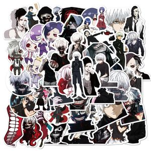 New Waterproof 10/50pcs Japan Anime Tokyo Ghoul Sticker Graffiti for Luggage Laptop Skateboard Bicycle Decal Pegatinas Stickers Children Gift Car sticker