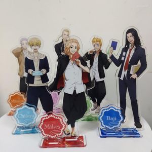 Schlüsselanhänger Tokyo Revengers Charakter Modell Anime Figur Manjiro Sano Matsuno Draken Baji Acryl Stehende Spielzeuge Fans Geschenk Emel22