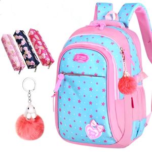 Okul çantaları çocuk sırt çantaları büyük kapasiteli öğrenci çantası basit sıçrama geçirmez tatlı baskı sırt çantası y200328