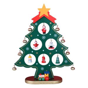 Strings LED cm DIY Christmas Tree pakket met lichten Decoratietafel top Mini Gifted Ledled