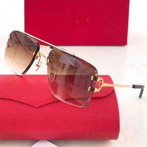 2022 Фабрика Оптовая Модель Мужчины Проволоки Алмазные Режущие солнцезащитные оттенки для женщин Мужские Винтажные Очки Gafas Sol Jybv Солнцезащитные очки