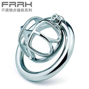 NXY Chastity Device Frrk 140 New Male Lock Metal Cb Short Penis Cage Jj Adult Fun Toy 0416