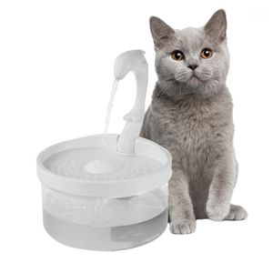 Pet Cat Water Filter Dispenser LED Light Electric Powered Automatic Drinking Fountain For Cats Dogs Drinker Bower Ultra Quiet Bowls Feeders