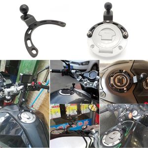 Interior Decorations Motorcycle Gas Tank Cap Sports Car Racing Aluminum Alloy Fuel Base For Camera Fixing Mobile Phone Holder AccessoriesInt