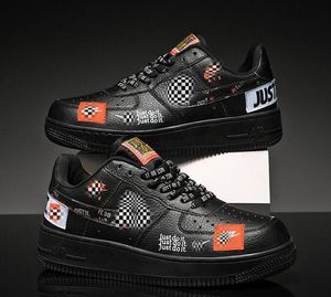 Design clássico ar n 01 mulheres homem esportes corredor sapatos macio vestido confortável skate sapatos de viagem de alta qualidade de couro genuíno couro bonito n77