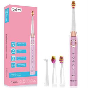 Fairywill Sonic Adult Children s Electric Toothbrush Modes Smart Timer Rechargeable Whitening Toothbrush3000310b