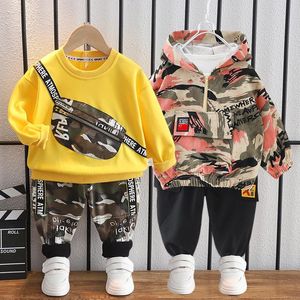 Boy Clothing Sets Spring Outfits Girls Set Infantil Born Kids Clothes Baby Boys Costume Letter Tracksuit Tops Pants 2Pcs Chi 98 s