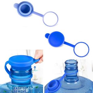 New 55mm Replacement 5 Gallon Water Lid Bottle Caps On Cap Anti Splash Silicone Bucket Lids Useful Non Spill Waters Bottle