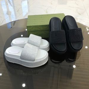 Slippers Luxury Designer Sandals High Heels Slide Platform Shoes Summer Womens Flat Slipper