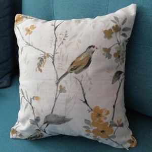 Pillow Case American Pastroal Bird Print Design Kissen Cover Frühling Sommer Herbst Home Decorative Mehrzweck Wurfkoffer pillow