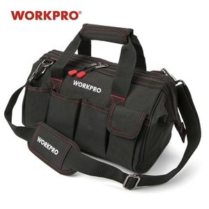WorkPro Waterproof Tool Torba torby podróżne Mężczyźni Crossbody Bag Ogromna pojemność 4 rozmiar12 14 16 18 cali Y200324