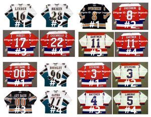 Vintage CCM Capitals Hokey Forması ALEXANDER OVECHKIN PETER BONDRA Rod Langway JAROMIR JAGR Dale Hunter AL IAFRATE MIKE GARTNER TREVOR LIDEN ALEXANDER SEMIN