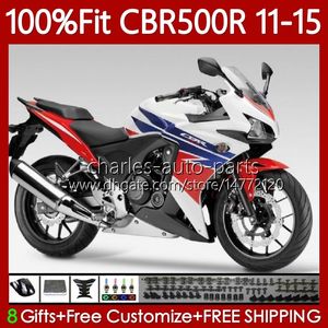 OEM هيكل السيارة لهوندا CBR 500 r CC-2015 الجسم 126no.96 CBR-500R CBR500 R CBR500R 2011 2012 2014 2015 2015 CBR500RR 11 12 13 14 15 حقن هدية أبيض أزرق أحمر