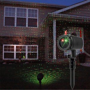 RG Moving Stars Laser Effect Projector Garden Light IP44 Water Lighting Outdoor Garden Lawn Lamp With RF Remote For Christmas Holiday Party Light