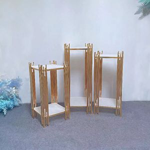 decoration Wedding Birthday metal Folding Roman Column for Pillar Dessert Flower Stand Table Decoration imak297