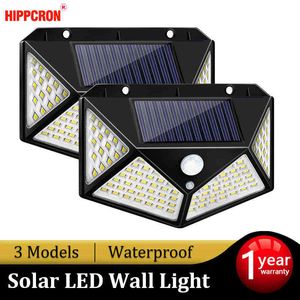 Iluminação solar de lâmpada solar de parede solar LED LED Iluminação de decoração com sensor de movimento Mods lamplados à prova d'água à prova d'água J220531