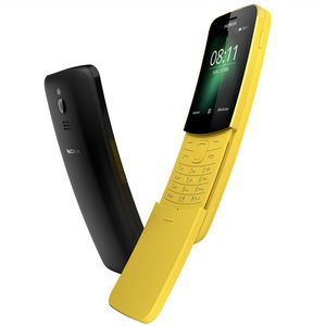 Refurbished Cell Phones Nokia 8110 GSM 2G Dual Sim Slide Cover For Elderly Student Mobile Phone