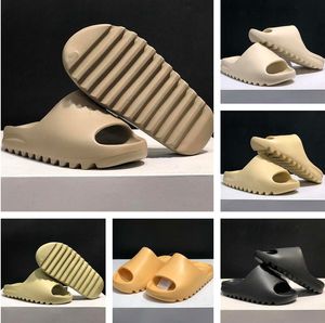 2022 calidad superior mujeres hombres verano diapositivas zapatillas sandalias color sólido desierto arena tierra marrón hueso blanco resina espuma corredor diapositiva al aire libre zapatilla EU36-45