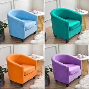 Chair Covers Split Style Tub Club Cover Mini Sofa Couch Slipcovers For Living Room Bar With Seat Cushion 2022ChairChair
