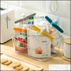 Other Household Sundries Home Garden Food Preservation Sealing Clip Tea Discharge Nozzle Plastic Snack Bag Finishing Artifact Explosion Dr
