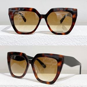 Cat Eye Symbol Solglasögon Män signatur Big Frame Fashion Designer Sun Glasses SPR59W Women Vintage Hip Hop Buffalo Horn Eyewear Collection Drivin Occhiali