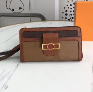 2022 Messenger Bag Wallet Card Bag Coin Purse Fashion Patchwork Color High Quality Old Flower Prefer Demo Pris
