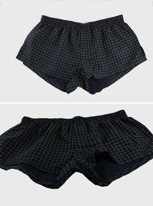 Mens Luxury Underwear Men boxers Cotton Plaid Shorts trosor Big Short Breattable Flexible Boxer Sexig oterhosen underbyxor Briper Lådor Kecks thong chyxx