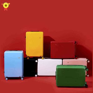 Inch High Quality Suitcases Pc Rolling Case With Wheels Travel Luggage Bag universal Trolley Box J220707