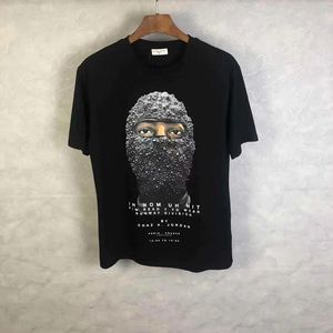 Hop Ih nom uh nit rahat tişörtler SS yaz tarzı erkekler kadınlar inci maskesi baskılı üst tees tf pmy