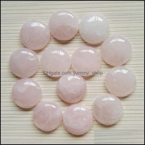 Камень свободные бусинки ювелирные изделия натуральные 20 -мм круглые розовые хрустальные лица