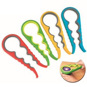 Can Lid Screw Openers Anti-slip 4 in 1 Cooking Accessories Multifunction Jar Opener Bottle Opener Kitchen Gadgets Portable