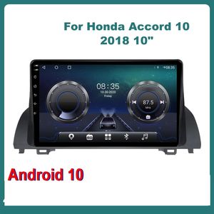 10.1Inch Android Car Video GPS Navigation för Honda Accord-2018 Support Stereo Audio Radio Bluetooth
