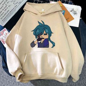 Kaeya Genshin Impact Hoodie Women Long Sleeve Crewneck Sweatshirts Streetwear Men Casual Harajuku Open World Adventure Game Tops Y220713