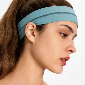 Sport hårband Solid Färg Yoga Headband Kvinnors Tankar Fukt Absorption Sweat Wicking Elastic Fitness Hårband Sport Running Gymkläder