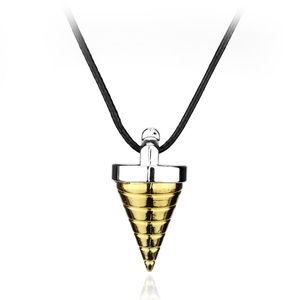 Colares pendentes Gurren Lagann Cone Colar Tengen Toppa Toppa Movie Simon Ganman Gold Drill para homens Presente de joias de modelos de cosplay